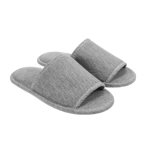 TOGEVAL Faltbare Reise hausschuhe Ultraleicht und Platzsparend Offene Zehen Slipper für Damen und Herren Rutschfest Bequem für Hotel Backpacking und Alltag Einfach zu Reinigen von TOGEVAL