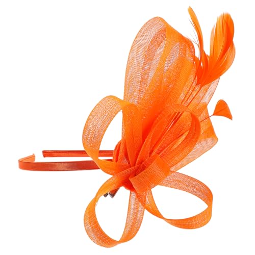 TOGEVAL Fascinator Hut Damen mit Blumen Design Eleganter Haarreif für Tea Party Hochzeit und Cocktail Jahre Stil Perfektes Accessoire für Verschiedene Anlässe von TOGEVAL