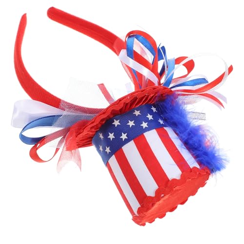 TOGEVAL Patriotisches Stirnband Für Unabhängigkeitstag Flagge Kopfbedeckung Für Feierlichkeiten Bequemes Design Für Partys Und Paraden Strapazierfähig Und Rutschfest von TOGEVAL