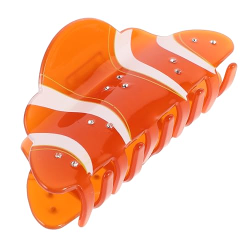 TOGEVAL Haarklammer Brotform für Damen Französische Krallenclips Lustige Haarspangen Strass Haarschmuck Vielseitige Haarstyling Accessoires von TOGEVAL