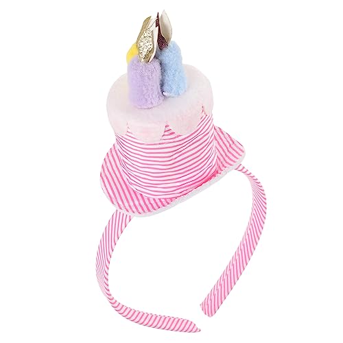 TOGEVAL Geburtstags Haarreif für Süßes Haarschmuck mit Kreativem Geburtstagsmütze Design Wiederverwendbar und Haarschonend für Fröhliche Feierlichkeiten und Besondere Anlässe von TOGEVAL