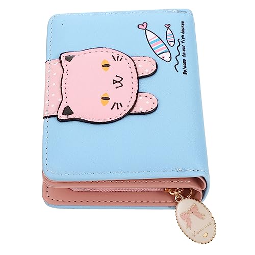 TOGEVAL Cartoon Katzen Münzbeutel Für Damen Kleine Change Purse Mit Reißverschluss Süße Aufbewahrungstasche Für Karten Und Kleingeld Für Alltag Reisen Und von TOGEVAL