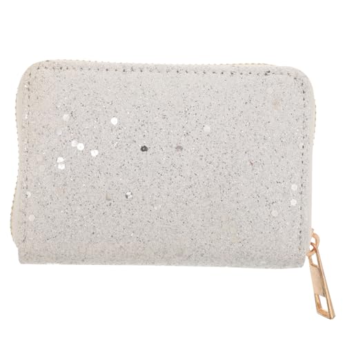 TOGEVAL Pu- Geldbörse Damen Mit Reißverschluss Modischer Kartenhalter Und Münzfach Große Kapazität Stilvolle Clutch Für Für Alltag Weiß von TOGEVAL