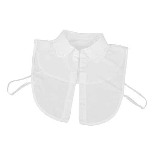 TOGEVAL Fake Kragen Für Damen Abnehmbarer Eleganter Blusenkragen Spitzenstoff Vielseitig Tragbar Für Blazer Und Jacken Für Besondere Anlässe von TOGEVAL