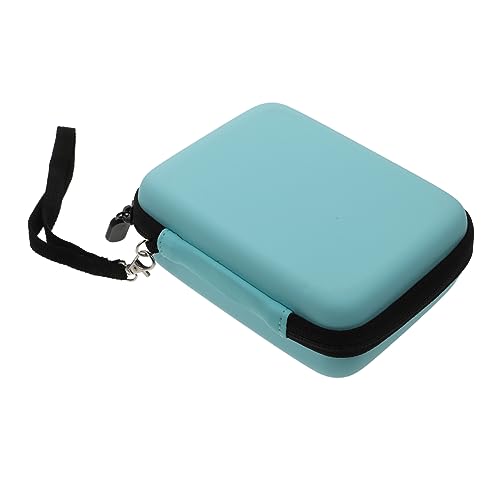 TOGEVAL Gitarren-Pick-Tasche Gitarren-Pick-Organizer Aufbewahrungsbox Reise-Organizer Tragbar Leicht Himmelblau von TOGEVAL