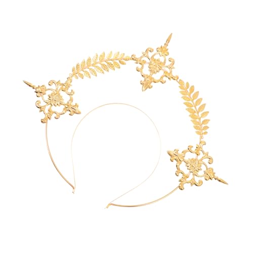 TOGEVAL Goldener Heiligenschein Haarreif Haarschmuck Accessoire für Mädchen für Fotos Kostümpartys und Feiern aus Hochwertigem Gefertigt Einzigartiges Design von TOGEVAL