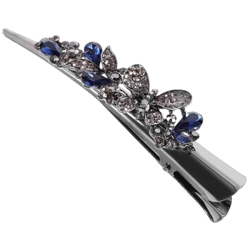 TOGEVAL Große Haarklammer Damen Retro Schleife mit Strass Verziert Leicht und Bequem für Hochzeit Geburtstag Party Frisur Styling Zubehör von TOGEVAL