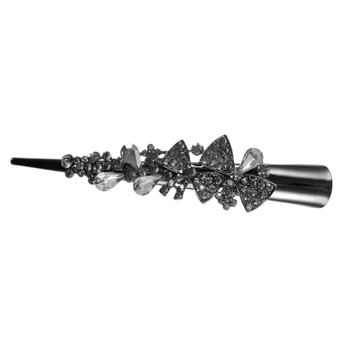 TOGEVAL Große Haarklammer mit Strasssteinen Retro Metallhaarklammer für Damen Feines und Dickes Haar Leichter Haarschmuck für Hochzeiten Partys und Festliche Anlässe von TOGEVAL