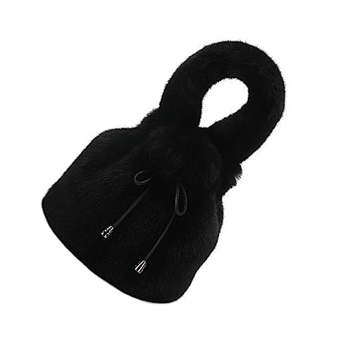 TOGEVAL Große Plüsch Umhängetasche Für Damen Stilvolle Handtasche Im Kaninchen-Design Hohe Kapazität Für Handy Schlüssel Und Für Alltag Und von TOGEVAL