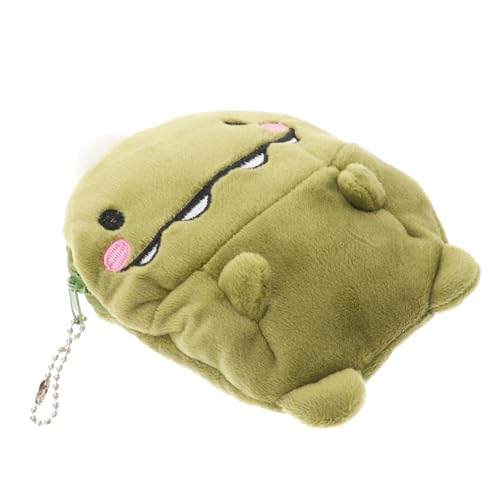 TOGEVAL Mini Geldbörse Für Damen Und Mädchen Plüsch Dinosaurier Münzbeutel Mit Reißverschluss Leicht Und Praktische Geldtasche Für Täglichen Gebrauch Und Besondere Anlässe von TOGEVAL