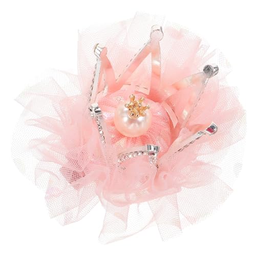 TOGEVAL Haarklammer Krone Haarschmuck für Mädchen Jahre Metall Haarclip Prinzessin Geburtstagsaccessoire Niedlich und Modisch für Alltag und Festtage von TOGEVAL