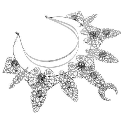 TOGEVAL Haarreif Party Kopfschmuck DIY Haarreifen für Damen Verstellbar Langlebig Stilvoll Geeignet für Fest Bankett Fotoshooting von TOGEVAL