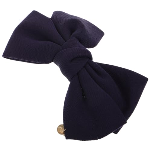 TOGEVAL Haarschleife mit Metallfederclip Schleife Haarklammer für Damen Leichter Stoff Haarschmuck Fester für Zöpfe Pferdeschwanz und Dutt Vielseitige Schleifen Haarspange Süßes Design von TOGEVAL