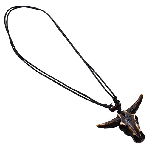TOGEVAL Deko-halskette Im -stil Mit Farbiger Tier Ochse Für Party Urlaub Schmuck Halskette Unisex Aus Stabilem Material Für Hochzeit Geburtstag von TOGEVAL