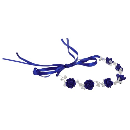 TOGEVAL Handgefertigtes Retro Braut Haarband mit Perlen Verstellbarer Vintage Haarschmuck Kopfbedeckung für Hochzeiten Komfortables Accessoire Passend zu Brautkleidern von TOGEVAL