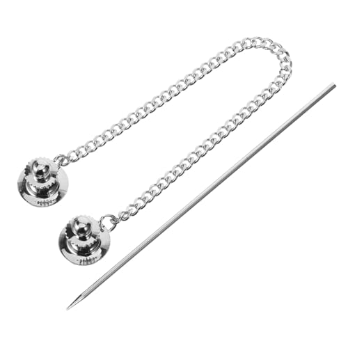 TOGEVAL Shirt Collar Pin Für Herren Brosche Mit Kette Und Einzigartigem Design Für Hemden Und Krawatten Perfekter Für Festliche Anlässe von TOGEVAL