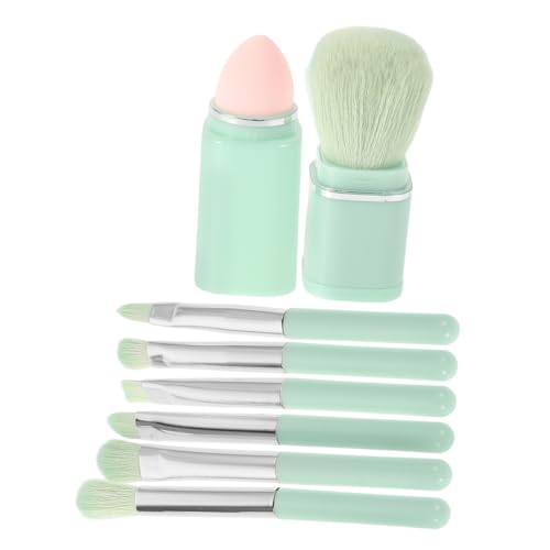 TOGEVAL Highlighterpinsel Rougepinsel Reiseutensilien Für Frauen Lidschatten-wischpinsel Make-up-wischpinsel Kompaktpinsel Make-up-pinsel Für Unterwegs von TOGEVAL