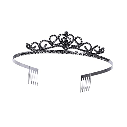 TOGEVAL Braut Haarschleife Strass Haarspange Haarkamm Krone für Hochzeiten Damen Legiert 4,7 Stück 1,25 Geeignet für Kinder und Erwachsene von TOGEVAL