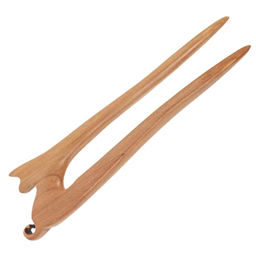 TOGEVAL Holz Haar Essstäbchen Für Mädchen Und Frauen Katzenform-design Haargabel Robust Und Stabil Für Verschiedene Frisuren Und Anlässe von TOGEVAL