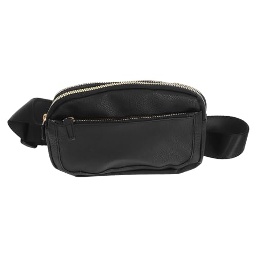 TOGEVAL Hüfttasche Aus Pu Für Frauen Anti-Verlust-hüfttasche Mit Verstellbarem Riemen Outdoor-tragbare Hüfttasche Kratzfestes Design Für Handy Und Geldbörse von TOGEVAL