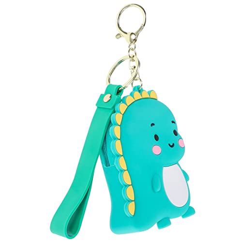 TOGEVAL Dinosaurier-Schlüsselring Cooler Schlüsselanhänger Münztasche modisches Accessoire für alle Altersgruppen von TOGEVAL