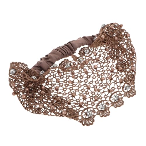 TOGEVAL Spitzen-stirnband Für Damen Elastisch Und Bequem Zum Schlafen Haaraccessoire Mit Vintage-design Für Ältere Damen von TOGEVAL