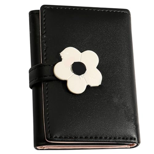 TOGEVAL Koreanische Geldbörse Mit Blumenmuster Faltbare Damen Geldbörse Studenten Geldtasche Für Karten Und Münzen Für Schule Und Alltag von TOGEVAL
