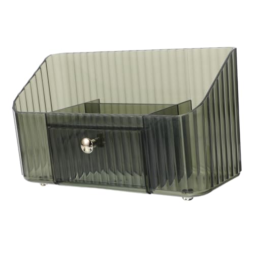 TOGEVAL Kosmetik Organizer Mit Transparente Aufbewahrungsbox Für Schminktisch Badezimmer Schlafzimmer Mehrfache Fächer Für Lippenstift Lotionen Und Parfums Elegantes Design Vielseitig von TOGEVAL