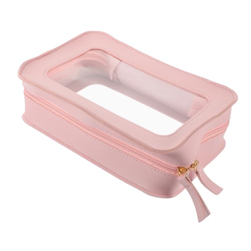 TOGEVAL Make up Bag Für Frauen Wiederverwendbare Kosmetiktasche Aus Transparentem Für Reisen Wasserfest Für Make-up Und Kleine Gegenstände von TOGEVAL