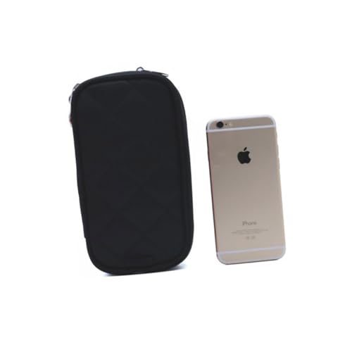 TOGEVAL Kosmetiktasche für Reisen Gesteppte Make Up Organizer Tasche für Damen Große Reisetasche mit Reißverschluss Schwarz Multifunktionale Kosmetiktasche für Toilettenartikel und von TOGEVAL