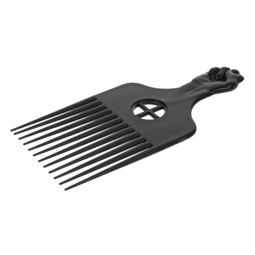 TOGEVAL Kunststoffkamm Für Bart Haarkamm Für Haare Afrokamm Aus Kunststoff Bartkamm Für Schwarze Männer Kunststoffkamm Für Männer Und Frauen Styling-tool Für Lockiges Haar Pflegekamm Für a von TOGEVAL