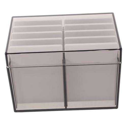 TOGEVAL Lagige Transparente Acryl Wimpern aufbewahrungsbox Leichtes Make up Organizer Etui für Falsche Wimpern mit Feiner Verarbeitung für Reise Büro und Täglichen Gebrauch von TOGEVAL