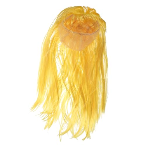 TOGEVAL Lange Gerade Perücke Für Frauen Cosplay Kostüm Perücke Mit Hitzebeständigem Material Strahlendem Für Partys Karneval Und Make-up-events von TOGEVAL