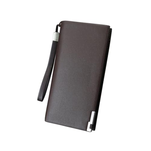 TOGEVAL Geldbörse Für Herren Im Absatzstil Mit Reißverschluss Geschütztem Kreditkartenhalter Große Kapazität Geldbörse Für Männer Mehrere Kartenfächer von TOGEVAL