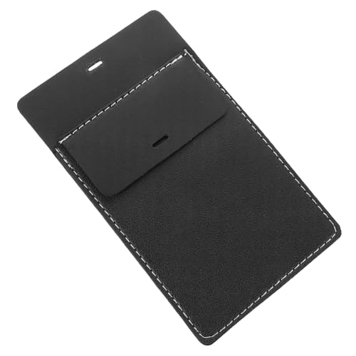 TOGEVAL Leder Stifttasche Tasche Stifthalter Leicht Tragbar für Hemd Laborkittel Männer Multifunktionaler Schutz für Stifte Marker Lineal für Büro Reise von TOGEVAL