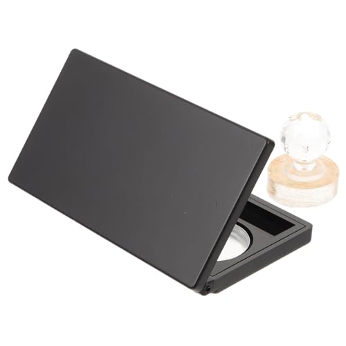 TOGEVAL Leere Wiederverwendbare Lidschatten Palette mit Robustem Material Fach Aufbewahrungsbox Integriertem Spiegel Vielseitig für Make Up und Kosmetik als für Frauen von TOGEVAL