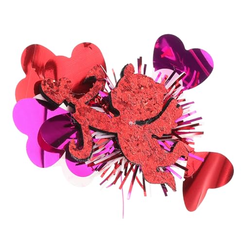 TOGEVAL Sequin Haarspangen Herzform Mit Glitzer Für Mädchen Und Kleinkinder Funktionsreiche Haarschmuck Für Valentinstag Hochzeiten Und Geburtstagsfeiern Für Festliche Anlässe von TOGEVAL