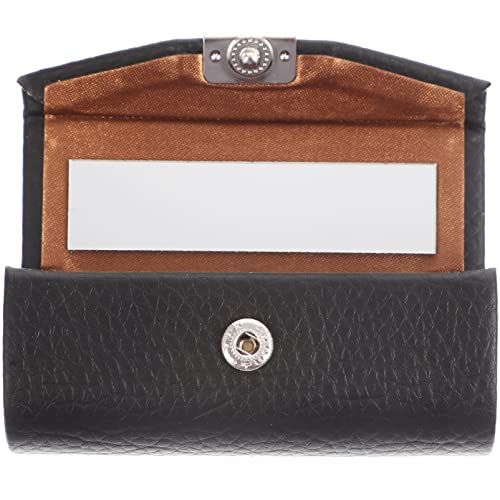 TOGEVAL Lippenstiftetui mit Spiegel Tragbarer Lippenstifthalter aus PU Lippenstift Organizer für Damen für Reisen und Unterwegs Lippenstift Aufbewahrungsbox für Handtasche von TOGEVAL