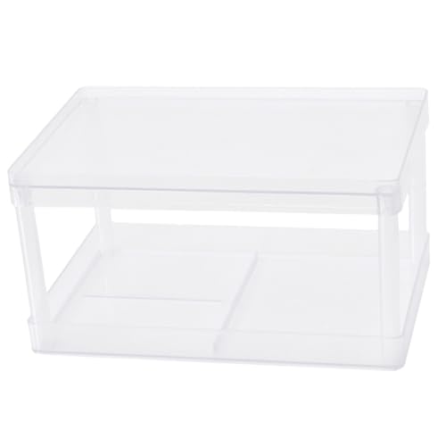 TOGEVAL Make-up-organizer-ständer Zweischichtig Für Kosmetik Und Schreibwaren Aufbewahrungsregal Material Für Schreibtisch Und Schlafzimmer Kleinigkeitenhalter von TOGEVAL