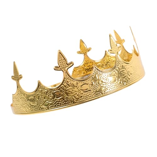 TOGEVAL Antike Königskrone Für Männer Cosplay-kopfbedeckung Für Männer Königskronen Für Männer Herrenkronen-accessoire von TOGEVAL