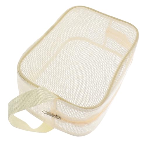 TOGEVAL Mehrzweck-kulturtasche Aus Netzstoff Für Reisen Fitnessstudio Strand Handheld-Organizer Aus Netzstoff Schnelltrocknend Atmungsaktiv von TOGEVAL