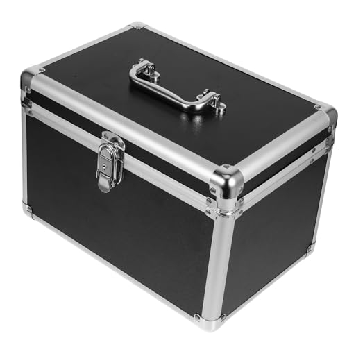 TOGEVAL Metall Make-up-aufbewahrungsbox Kosmetik-organizer Mit Robustem Schließmechanismus Geräumige Aufbewahrungsbox Für Hautpflegeprodukte Und Utensilien Stilvolle Ergänzung Für Jeden Ra von TOGEVAL