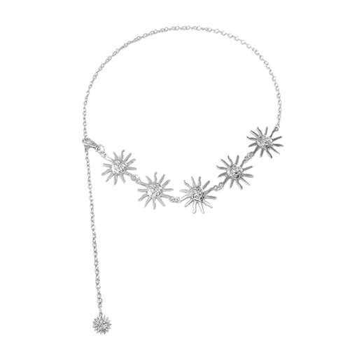 TOGEVAL Metall Taillenkette für Damen Verstellbar Leicht Langlebig Modisch Design Körper Schmuck Bikini Accessoire Elegant und von TOGEVAL