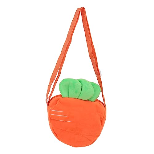 TOGEVAL Mini-umhängetasche Karotte Aus Canvas Klein Shopper Handtasche Damen Orange Tasche in Karottenform Für Alltag von TOGEVAL