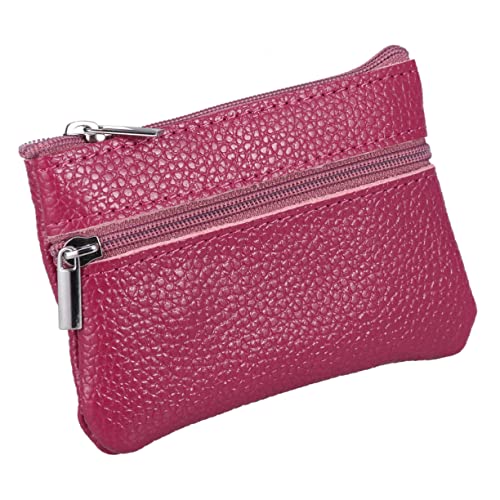 TOGEVAL Mini Münzbeutel Damen Handtasche Kleiner Reißverschluss Geldbeutel Für Münzen Scheine Und Karten von TOGEVAL