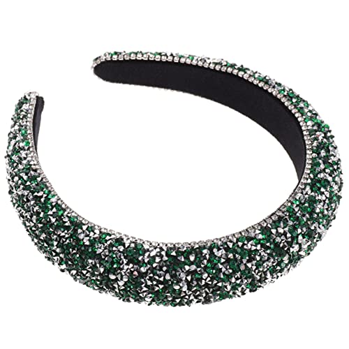 TOGEVAL Elegantes Stirnband Mit Strassverzierung Barockstil Wiederverwendbar Für Damen Funkelndes Haarschmuck-accessoire Für Besondere Anlässe Und Fotografie von TOGEVAL