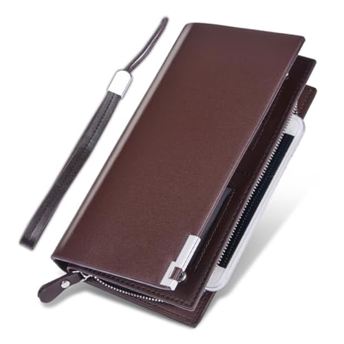 TOGEVAL Multifunktionale Geldbörse Mit Langem Reißverschluss Große Kapazität Für Karten Bargeld Und Ausweise Stilvolles Accessoire Für Büro Und Kaffee Farbe von TOGEVAL