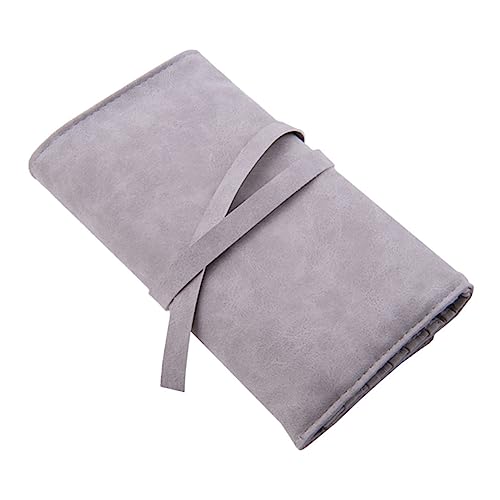 TOGEVAL Multifunktionale Make Up Bürsten Organizer Rolltasche Mit Fächern Faltbare Kosmetikaufbewahrungstasche Für Reisen Und Zuhause Für Pinsel Und Make Up Zubehör von TOGEVAL