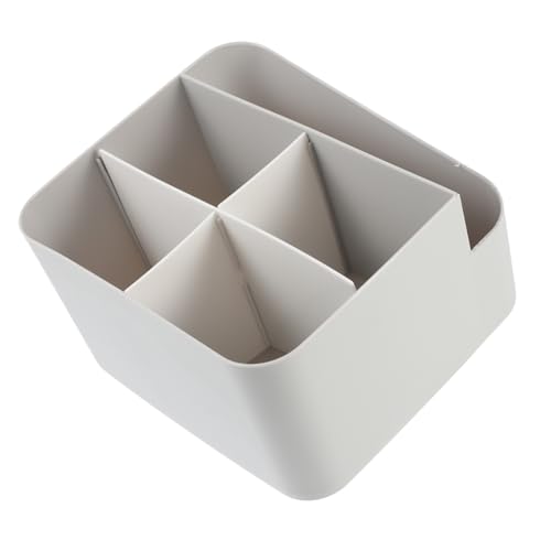 TOGEVAL Multifunktionaler Kosmetik Organizer mit Variablen Fächern Langlebiger Makeup Storage Stand für Kosmetik und Schreibwaren Platzsparend für Damen und Mädchen Zufällige Farbe von TOGEVAL