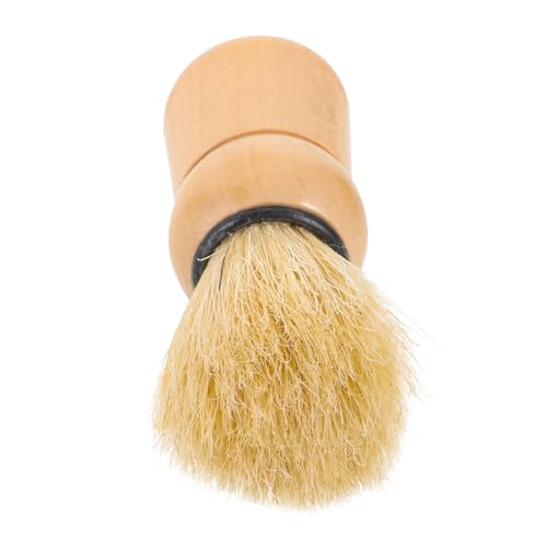 TOGEVAL Multipurpose Bartbürste aus Holz mit Robusten Borsten Tragbarer Rasierpinsel für Männer zur Bartpflege Haarentfernung Geschenk zum Vatertag Komfortabler Griff Salonqualität von TOGEVAL